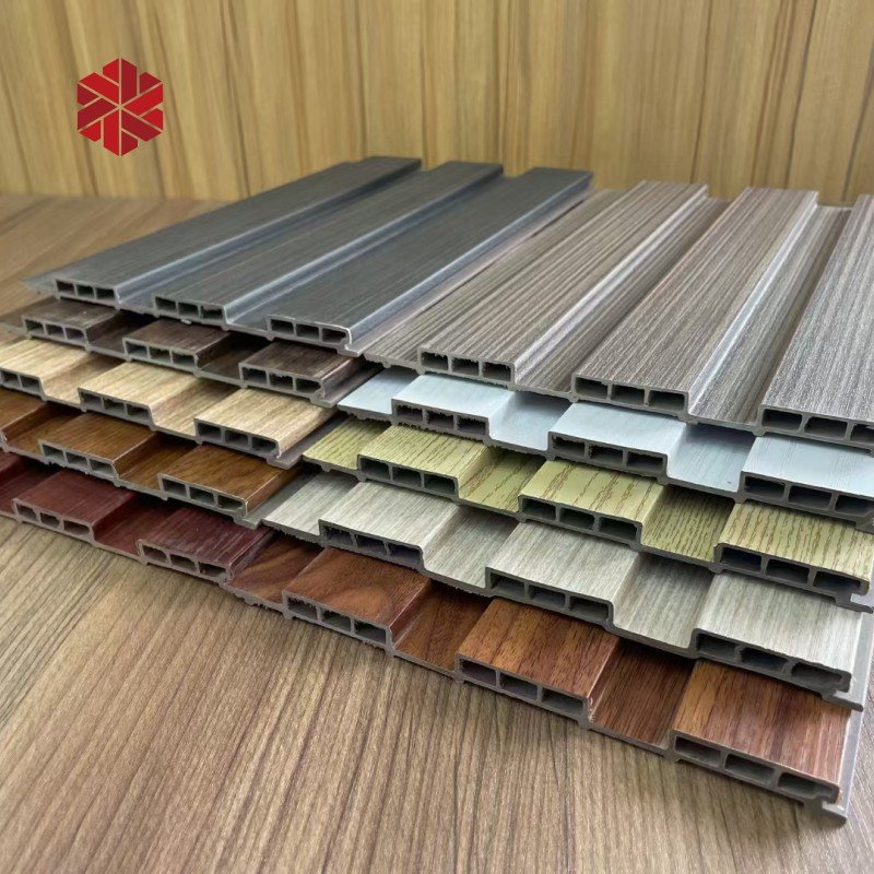 Board for interior and exterior wall decoration wpc wall panels decorative fluted wpc wall panel