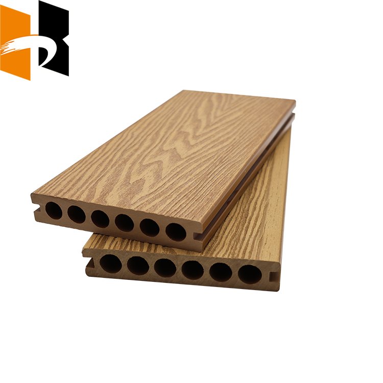 WPC Outdoor Decking Flooring Wood Plastic Composite Deck Boards For Used