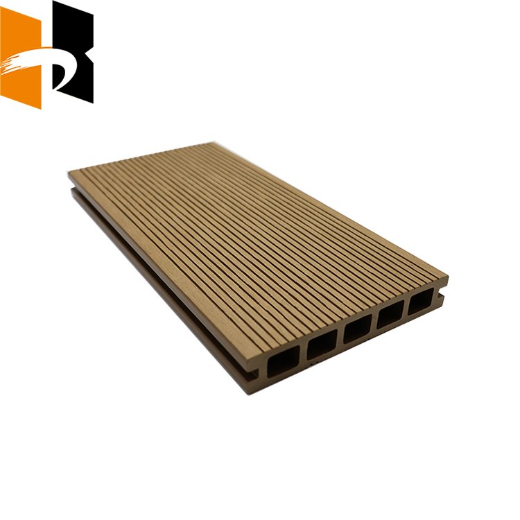 WPC Outdoor Decking Flooring Wood Plastic Composite Deck Boards For Used