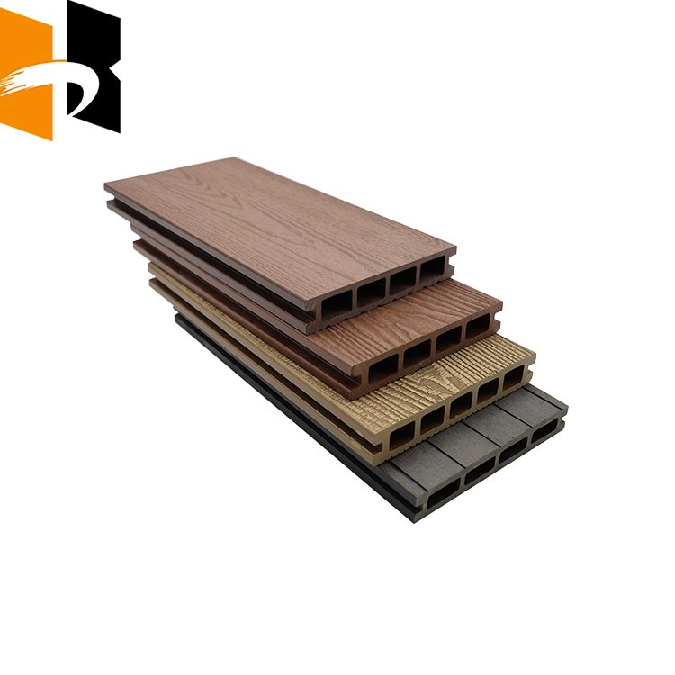 WPC Outdoor Decking Flooring Wood Plastic Composite Deck Boards For Used