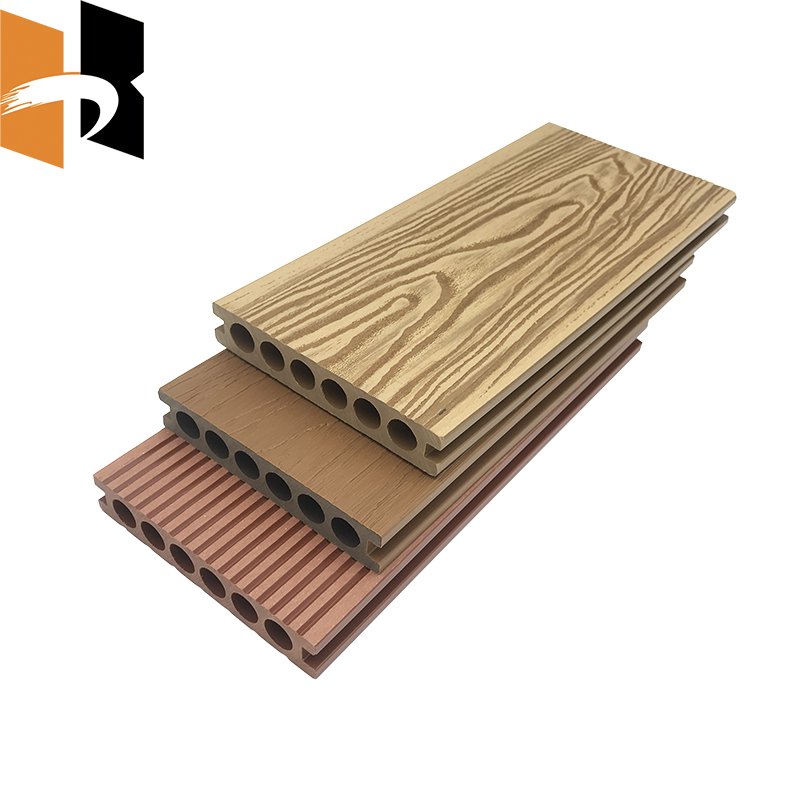 WPC Outdoor Decking Flooring Wood Plastic Composite Deck Boards For Used