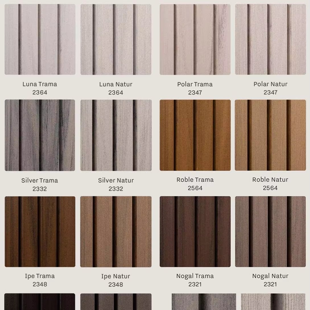 WPC Groove Wall Panels Outdoor WPC Composite, Wall Cladding,Villa Garden WPC Fence Waterproof And Moisture-proof WPC Cladding
