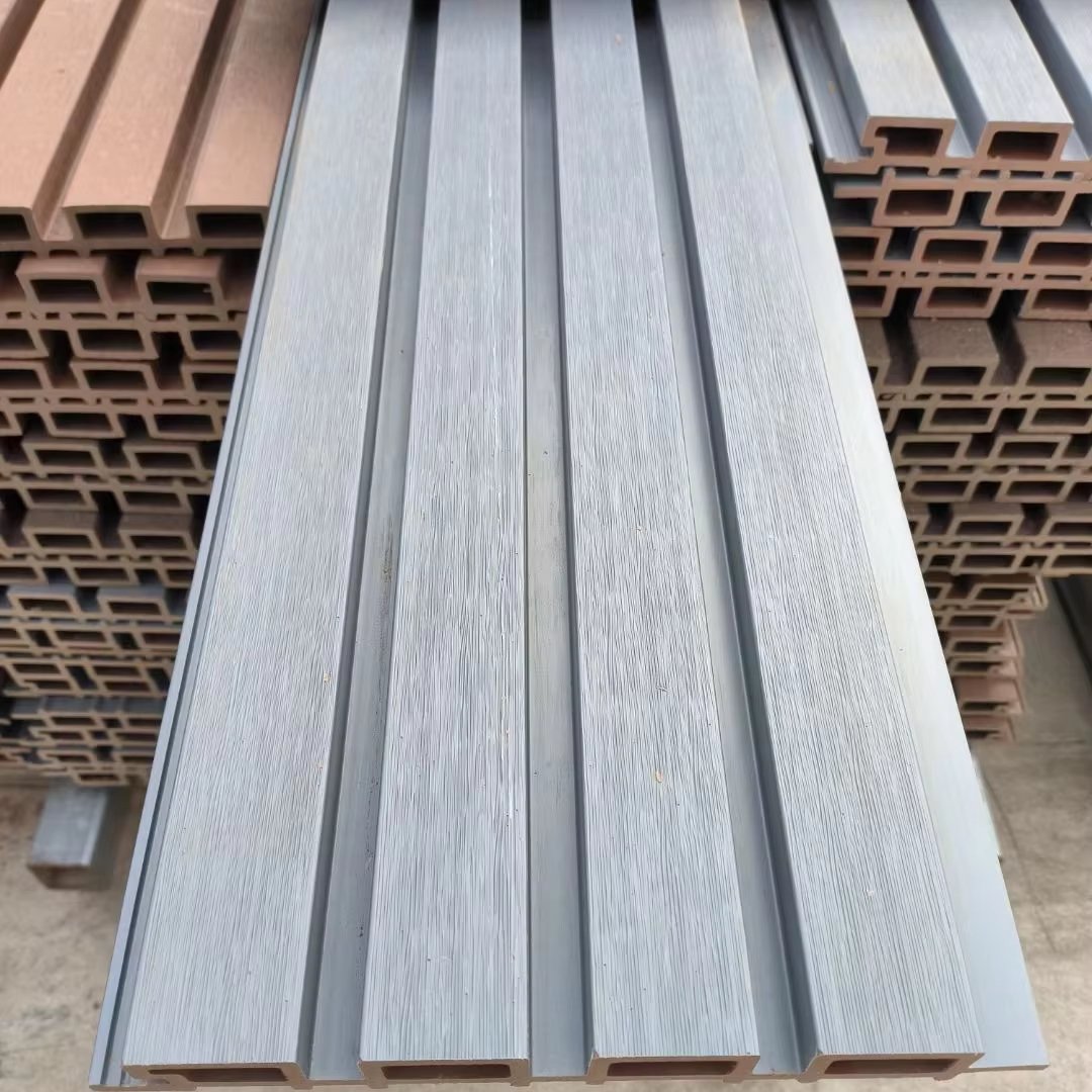 WPC Groove Wall Panels Outdoor WPC Composite, Wall Cladding,Villa Garden WPC Fence Waterproof And Moisture-proof WPC Cladding