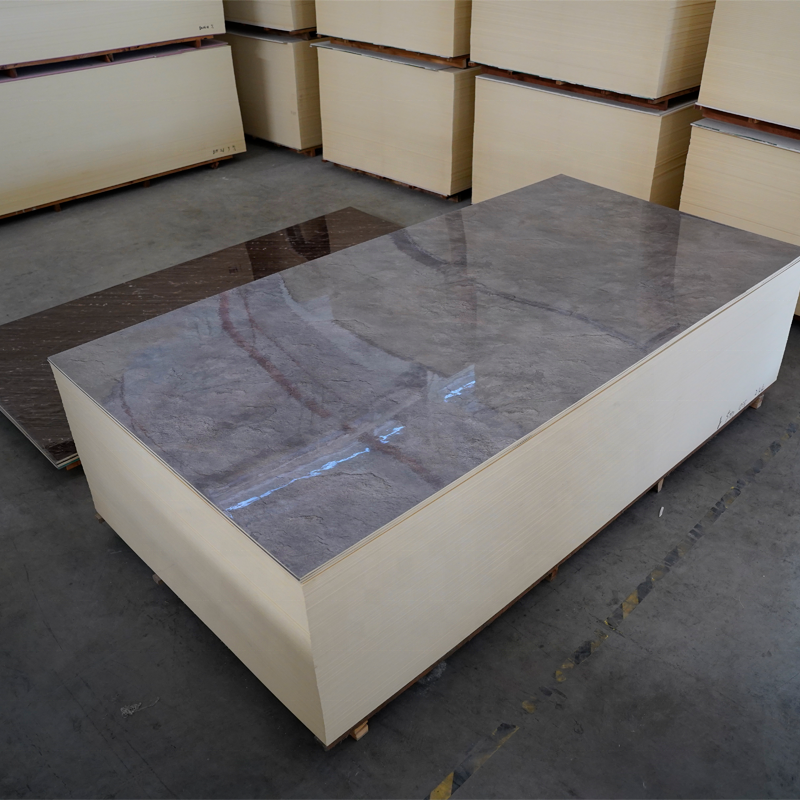 China factory new design Modern high gloss Marble Sheet Marble Alternative Panel 3mm PVC UV Board For Indoor Wall Decoration