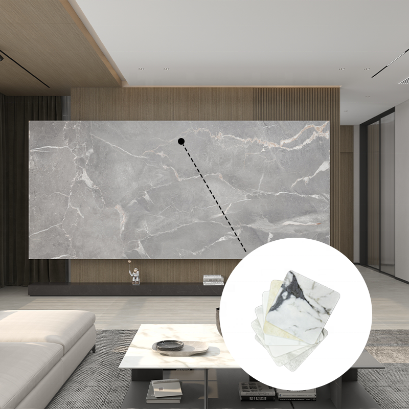 China factory new design Modern high gloss Marble Sheet Marble Alternative Panel 3mm PVC UV Board For Indoor Wall Decoration