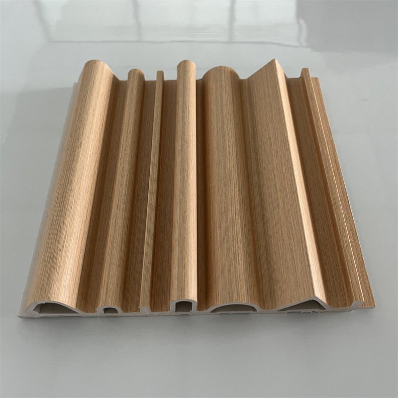 Home Interior Fluted WPC Wall Panel Wooden Wall Slat Panel Cladding Board