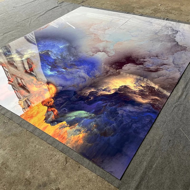 China factory direct sales interior decoration easy installation light luxury new style PVC board fireproof panel