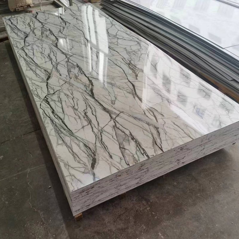 China factory direct sales interior decoration easy installation light luxury new style PVC board fireproof panel