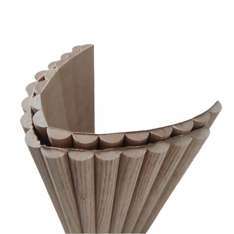 15mm 3D Wave Wall Panels MDF Textured Decorative Board For Home Decoration