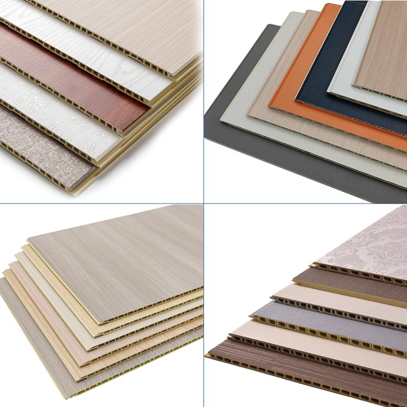 Soundproof Easy to Clean WPC PVC 3D Foam Board Wall Panel Cladding