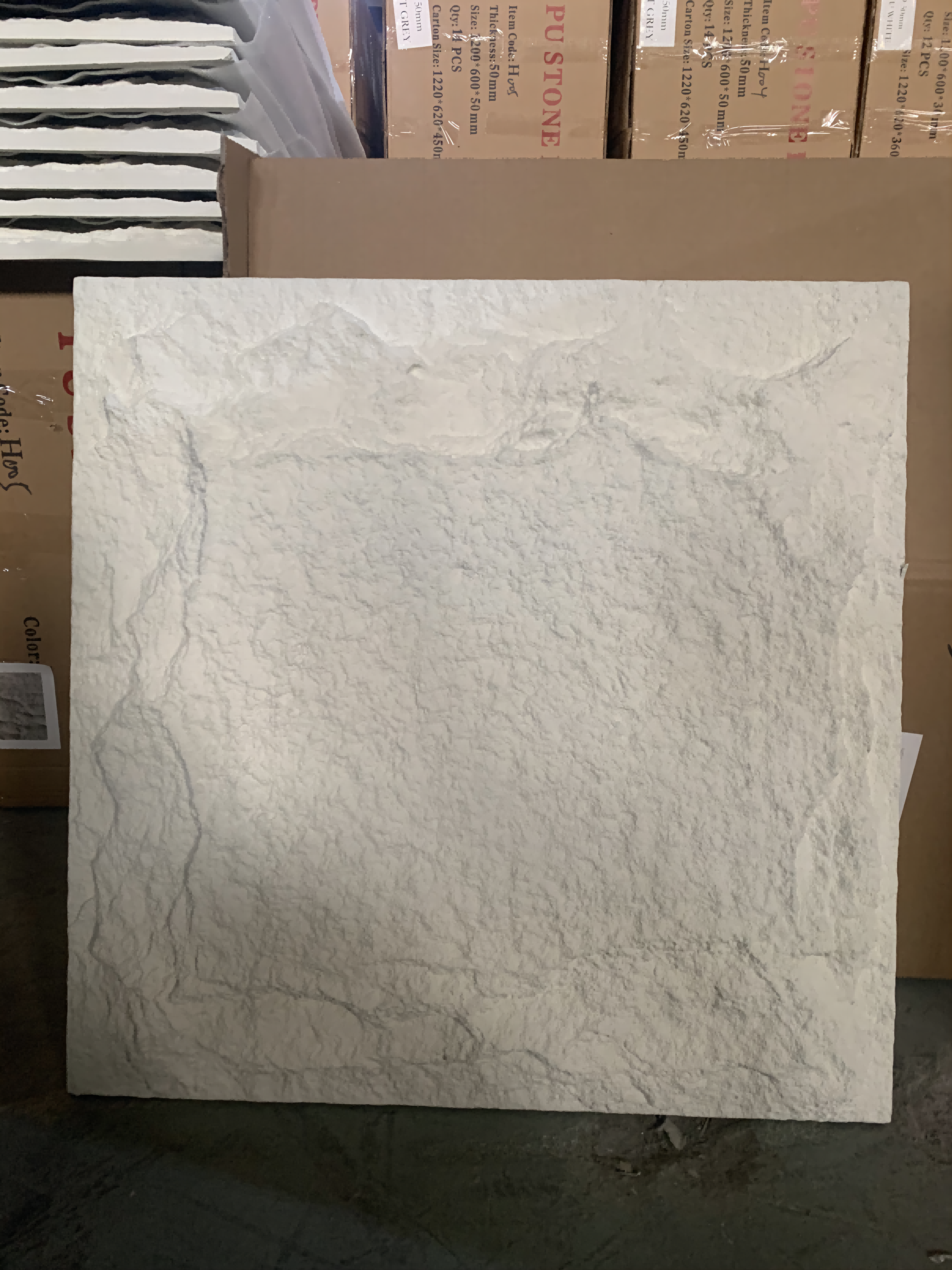 Faux Stone Lightweight Polyurethane Foam PU wall panel 3d stone effect easy to install Background Wall Board Cladding