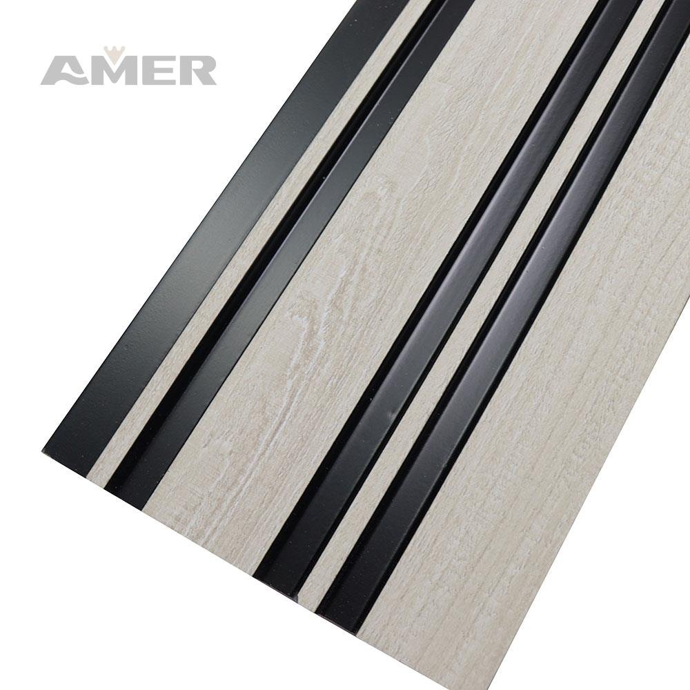 Amer Factory Price Waterproof 122mm Width Wall Panel Boards Wall Panels Interior Home Decoration