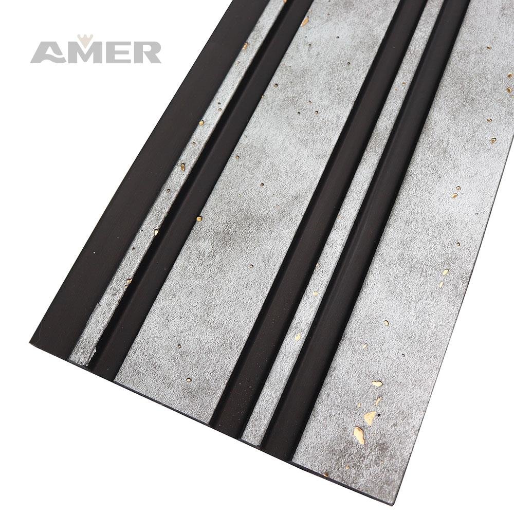 Amer Factory Price Waterproof 122mm Width Wall Panel Boards Wall Panels Interior Home Decoration