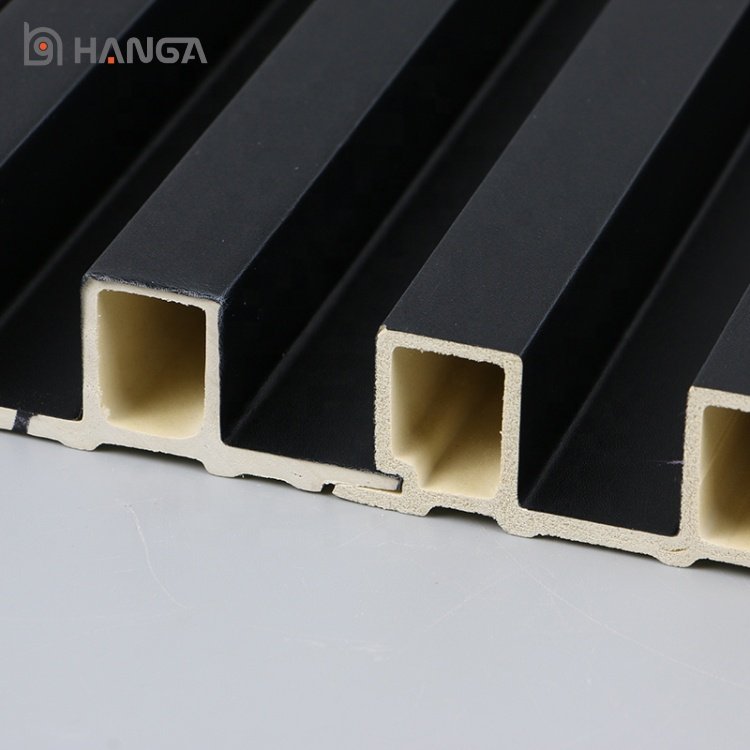 Crack Resistance Decoration Tv Grille Background Home Decor Wood Plastic Composite Wpc Boards Fluted Panel Wall