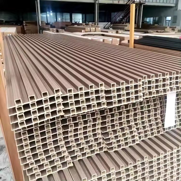 Decorative wpc indoor waterproof partition wall board brick cladding fluted decorative interior metal wpc wall panel