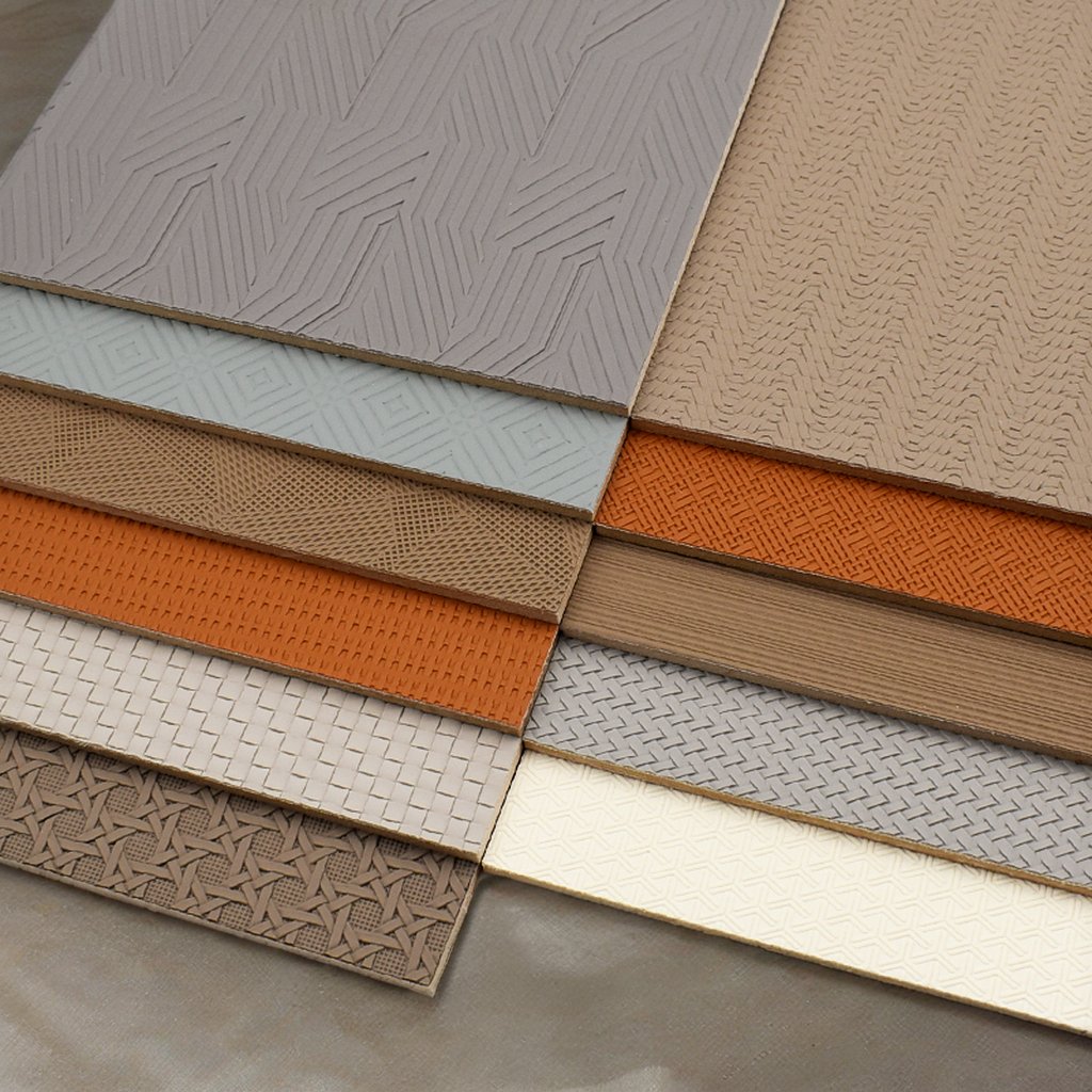 Wholesale Modern Style 8mm WPC Wood Veneer Carbon Crystal Board Bamboo Crystal Background Wall Decoration by Manufacturer