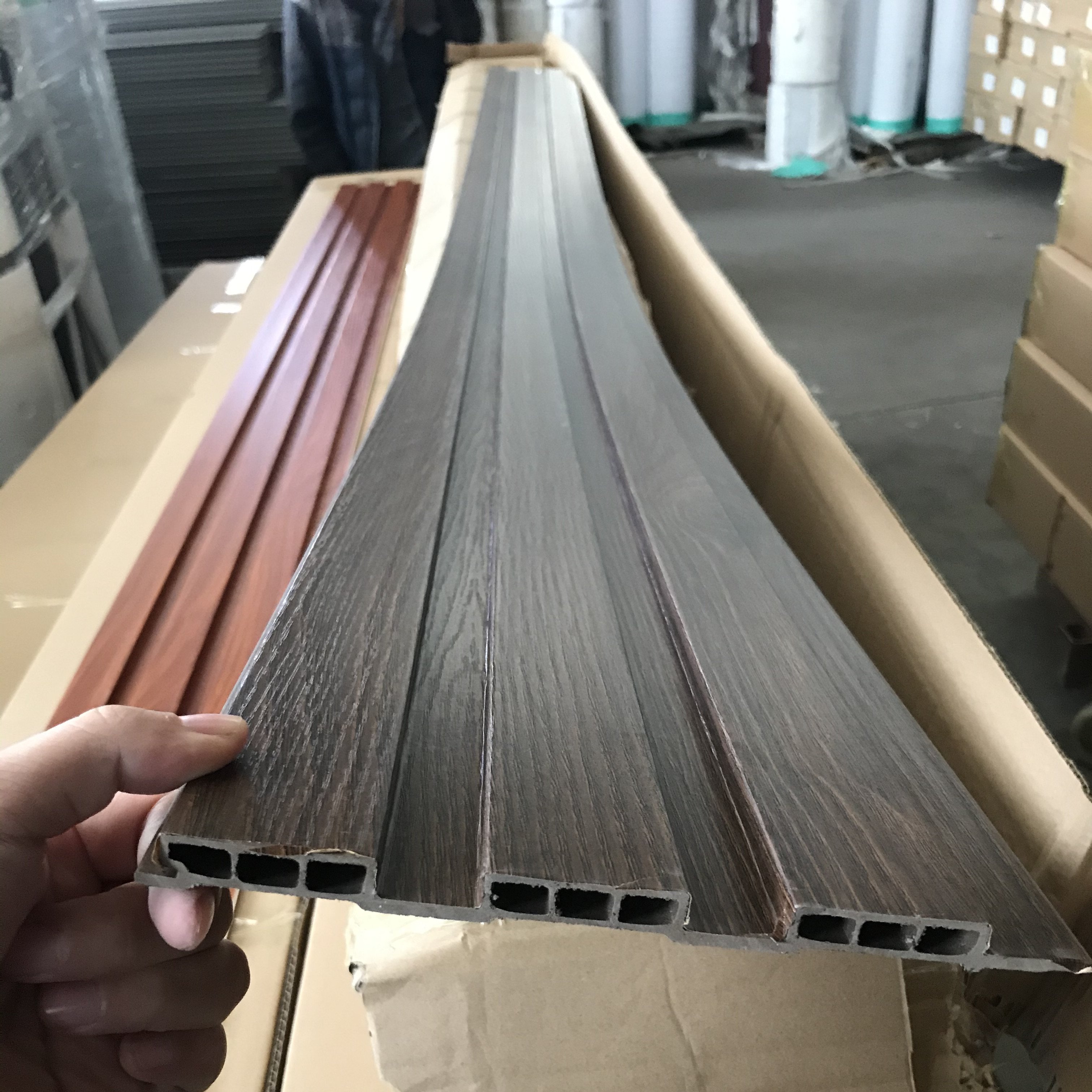Bamboo Fiber Board Weatherproof Wood Plastic Composite 3d Wall Panel Wpc Cladding Lambris Pvc Wall Panels