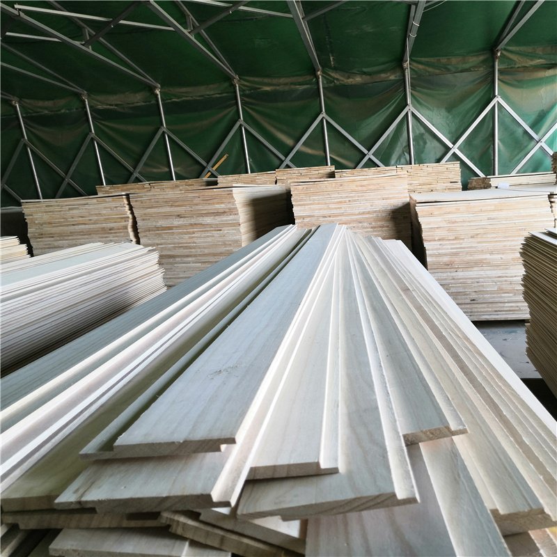 Paulownia timber interior wall panel paulownia solid wood boards for indoor decoration