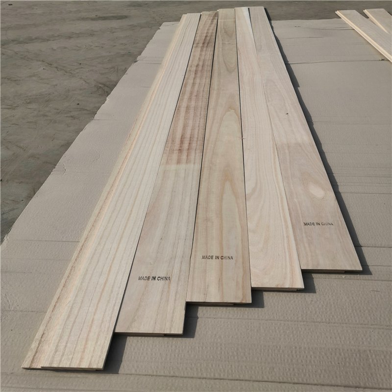 Paulownia timber interior wall panel paulownia solid wood boards for indoor decoration