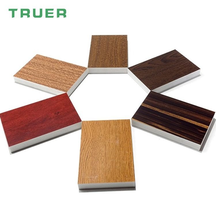 laminated pvc kitchen door panels wear resistant fireproof fire retardant interior decorative PVC board for kitchen cabinet