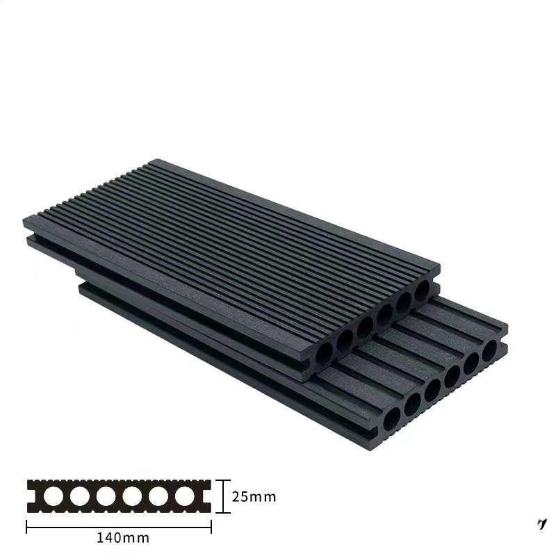 New Design Good Quality Wpc Decking Board Hollow Swimming Pool Wood Plastic Texture Waterproof Composite Floor Board