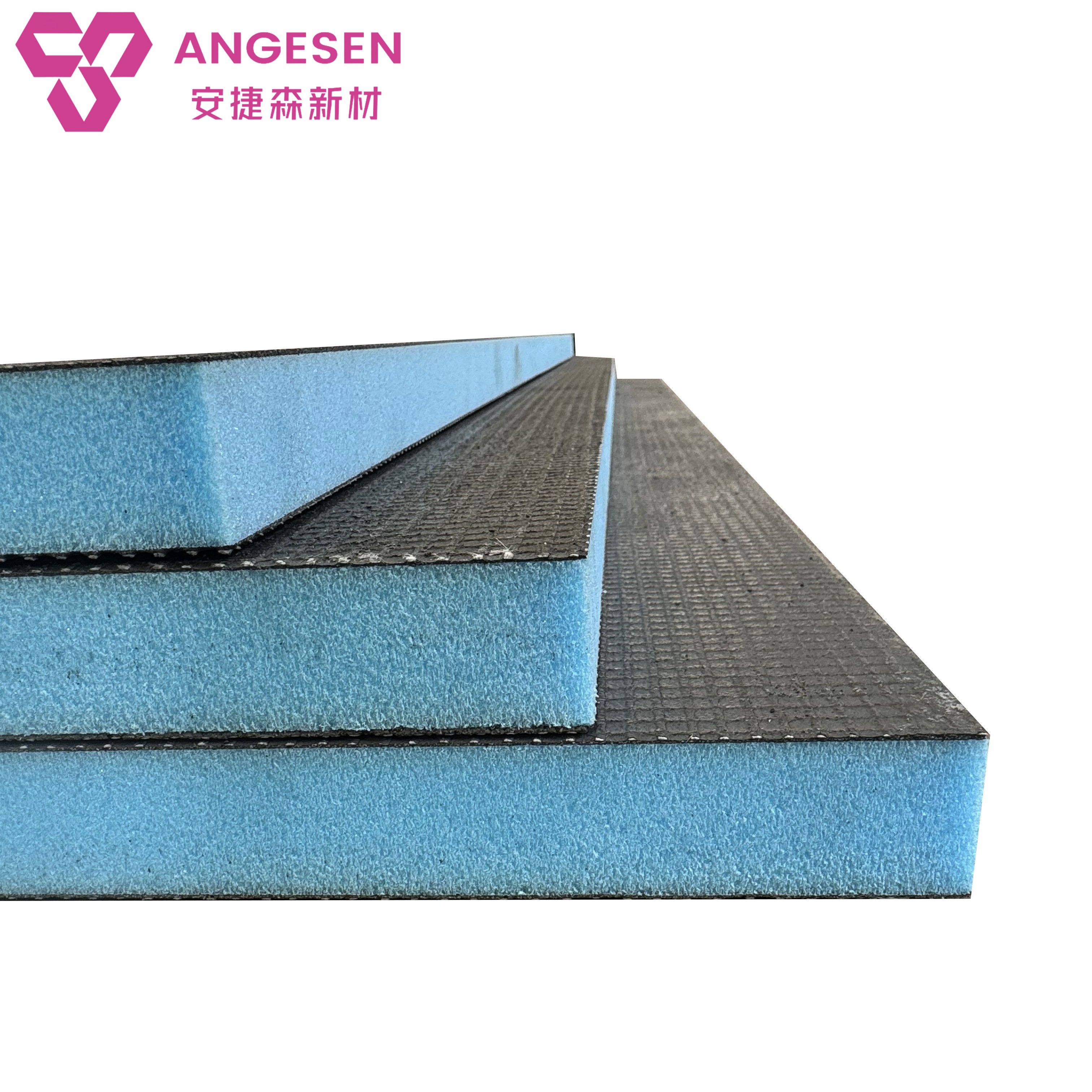 Angesen Custom Logo Polystyrene Waterproof Insulation building material Tile Backer Board