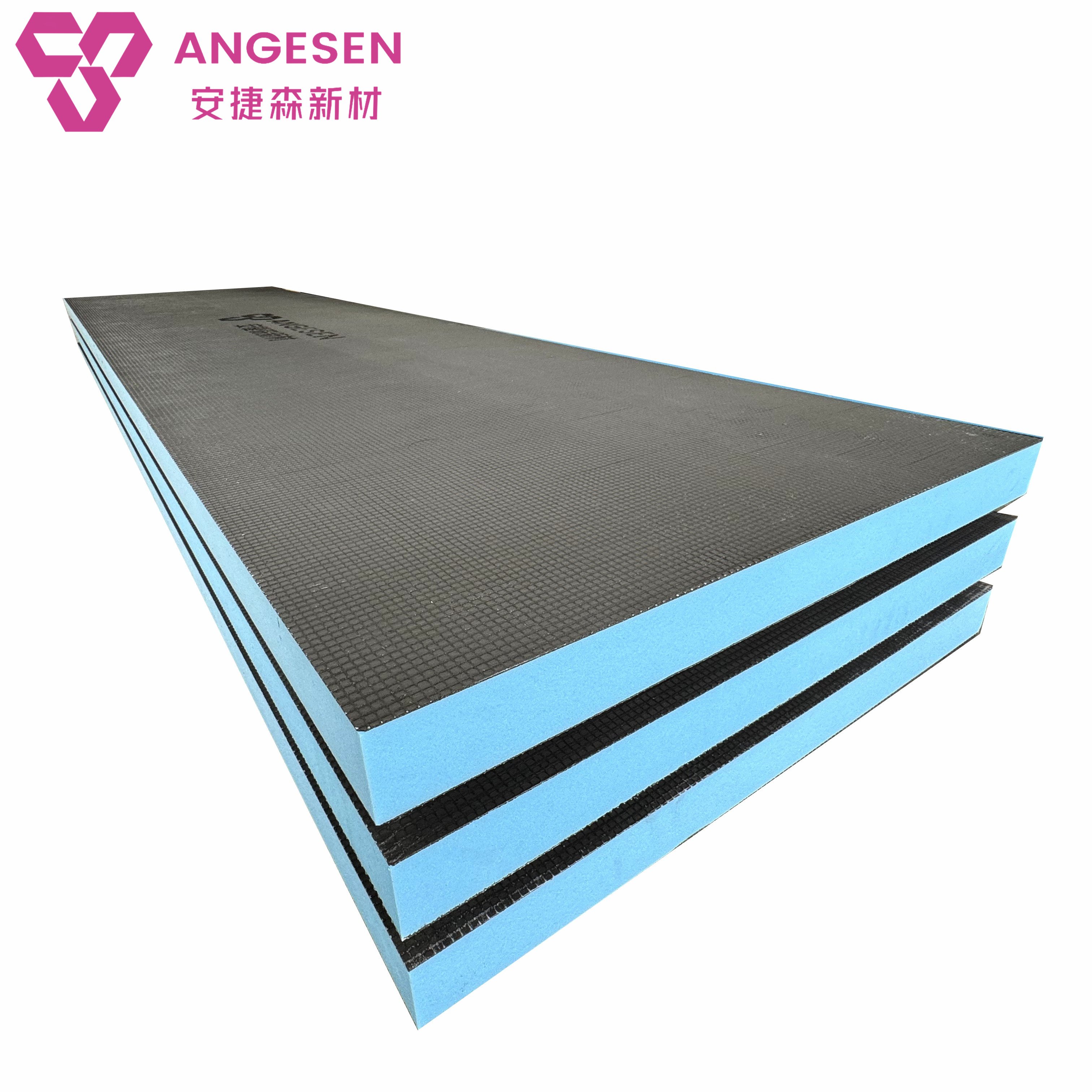 Angesen Custom Logo Polystyrene Waterproof Insulation building material Tile Backer Board