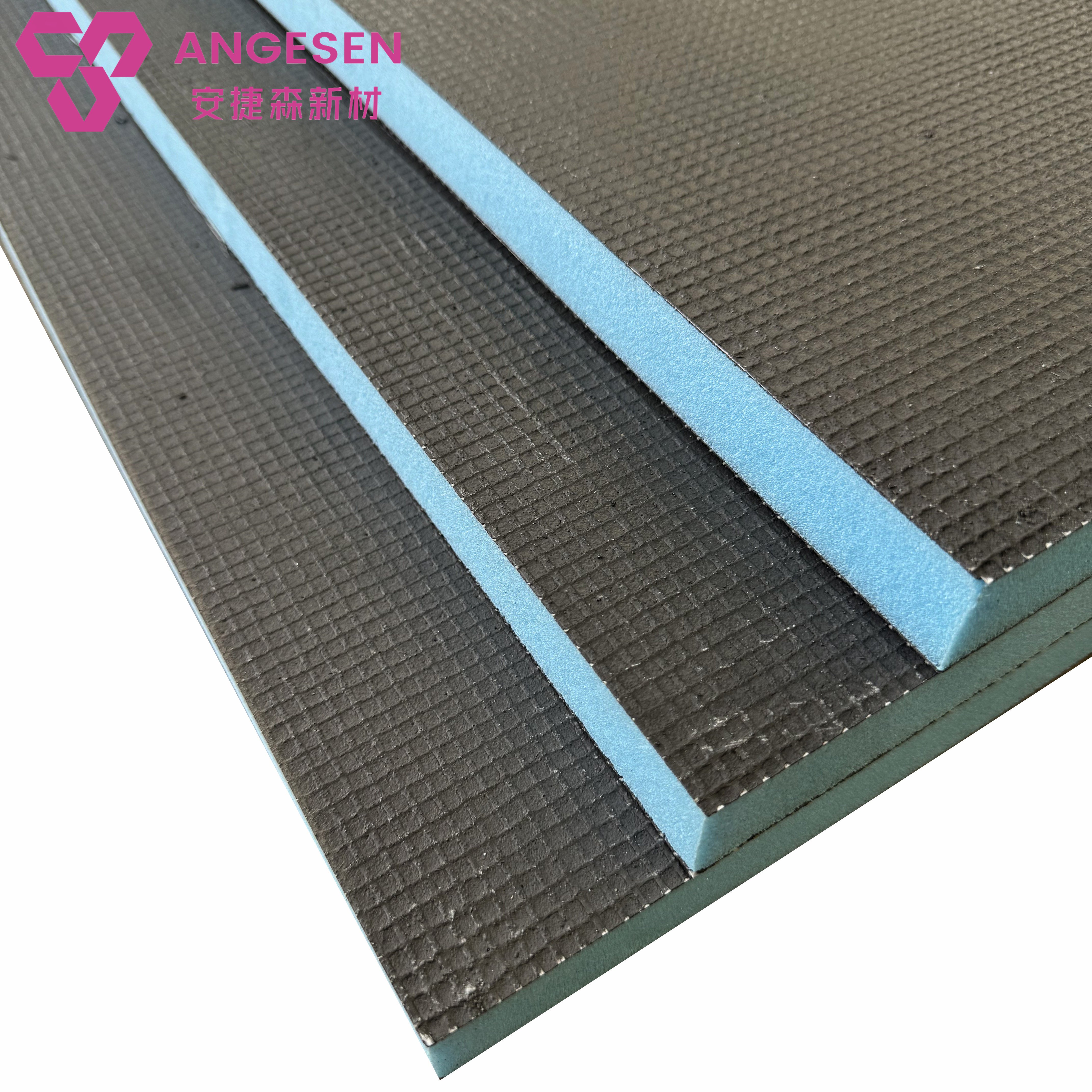 Angesen Custom Logo Polystyrene Waterproof Insulation building material Tile Backer Board