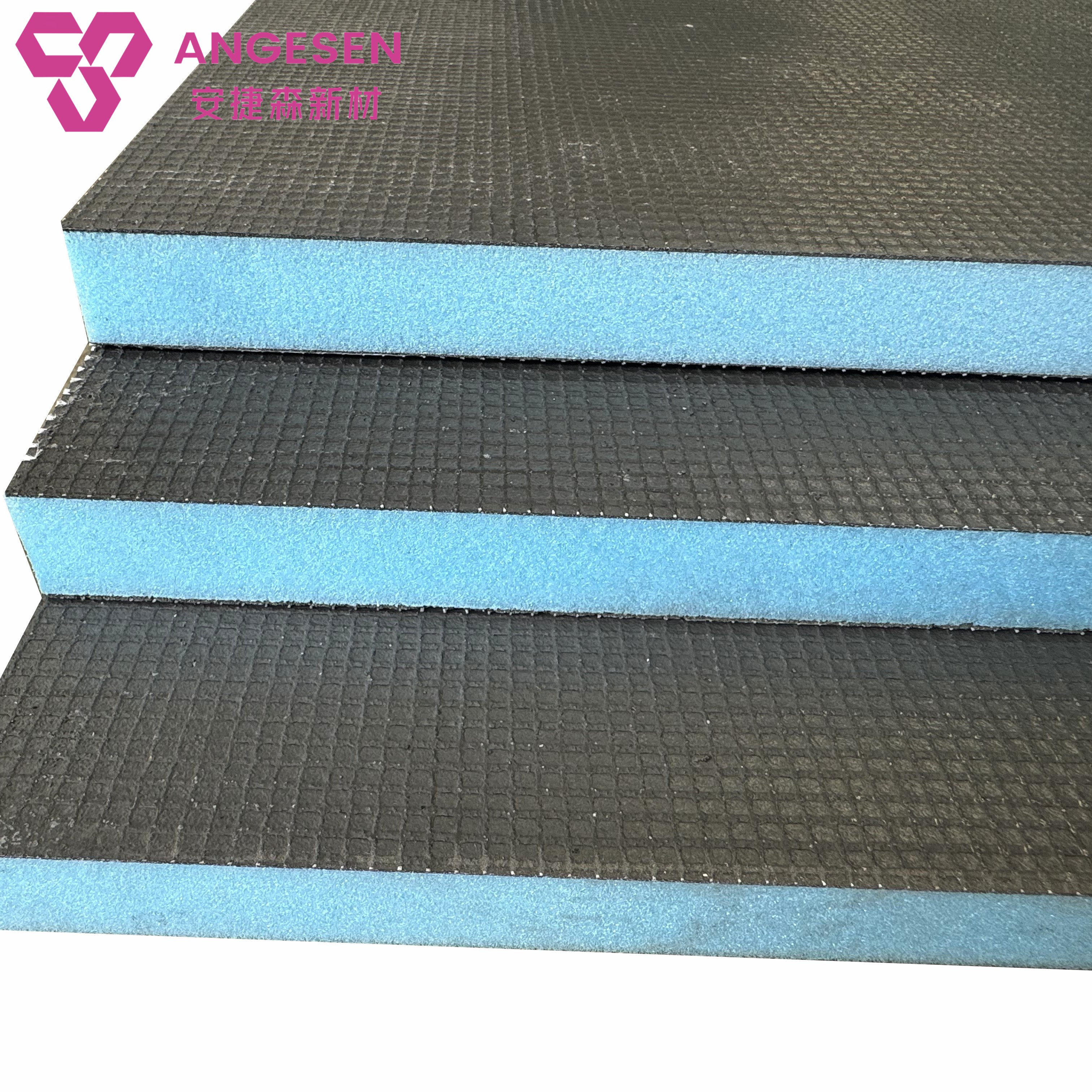 Angesen Custom Logo Polystyrene Waterproof Insulation building material Tile Backer Board