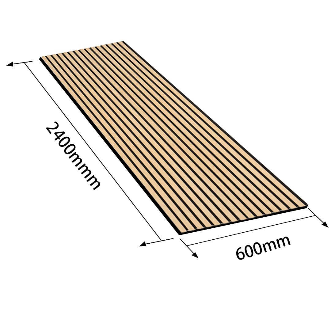 KASARO Wall Decorative Board Akupanel 3D Design Interior Pet Acoustic Panels Wooden Sound Absorption Slat Wall Panels