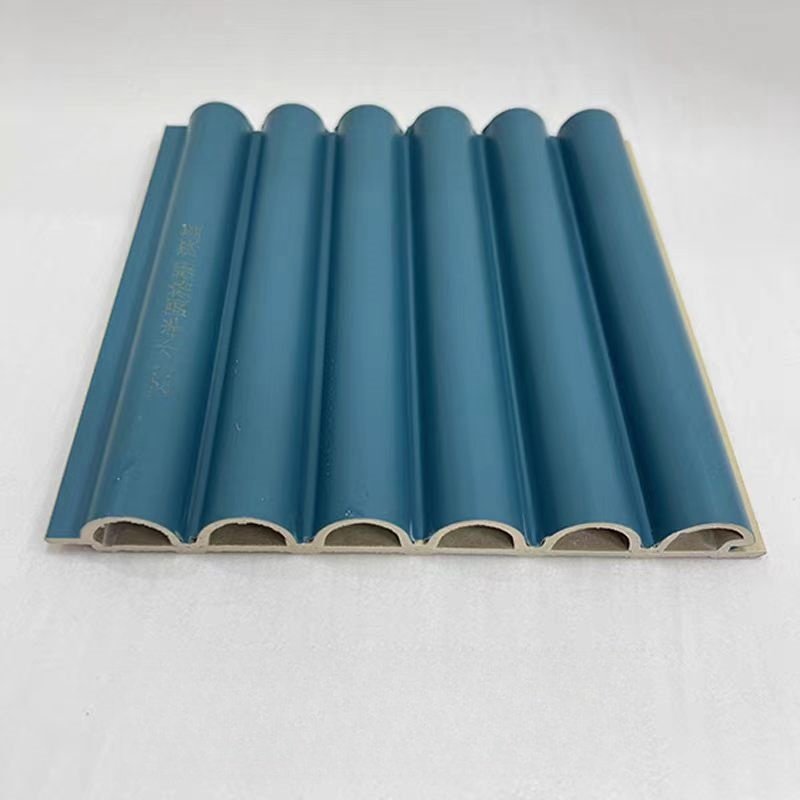 Factory Price Indoor Decor Wood Plastic Composite Pvc Coating Cladding Fluted Wall Board Wpc Interior Wall Panel