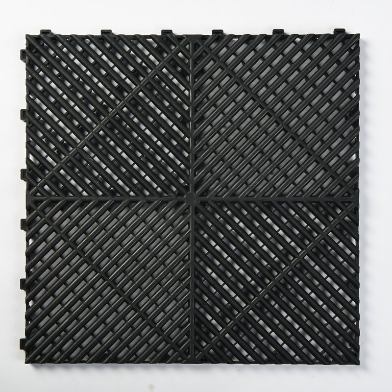 Car wash grille shop plastic car floor drain car wash yard splicing grid anti slip pad floor