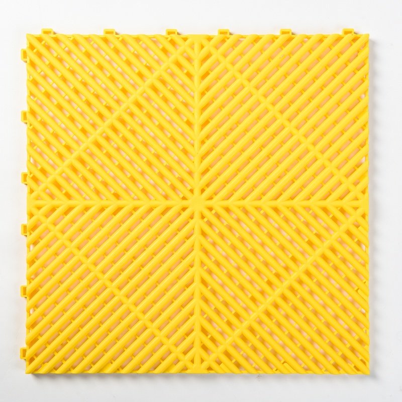 Car wash grille shop plastic car floor drain car wash yard splicing grid anti slip pad floor