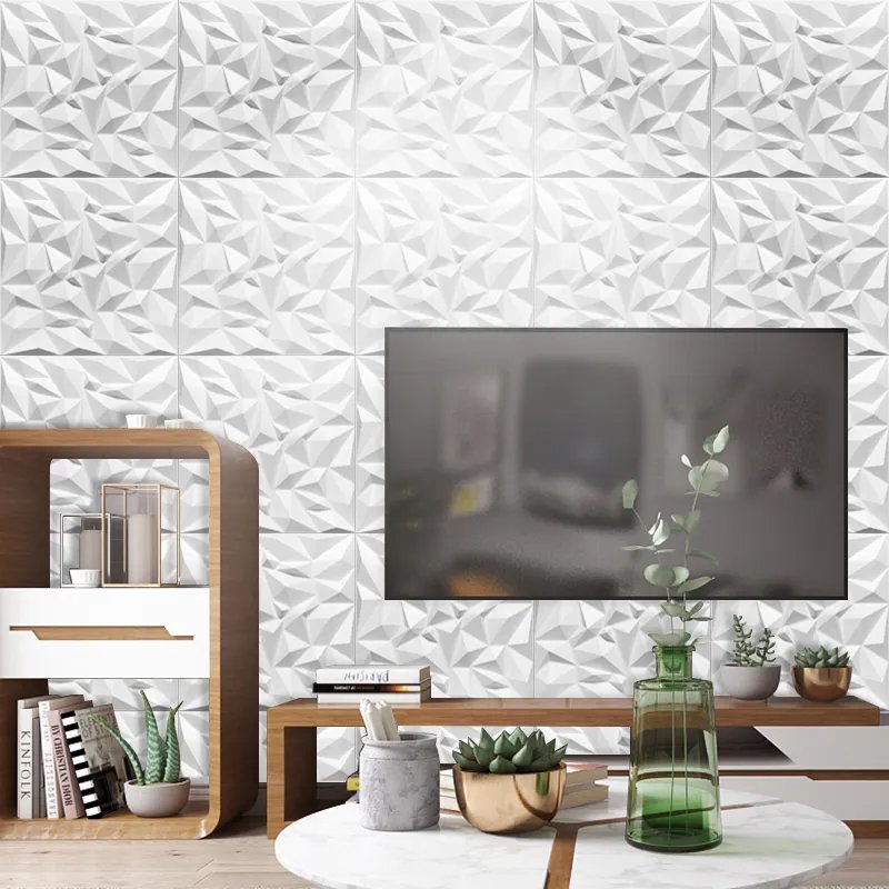 Home decoration Pvc wall panel wholesale waterproof 3D board Pvc wall cladding