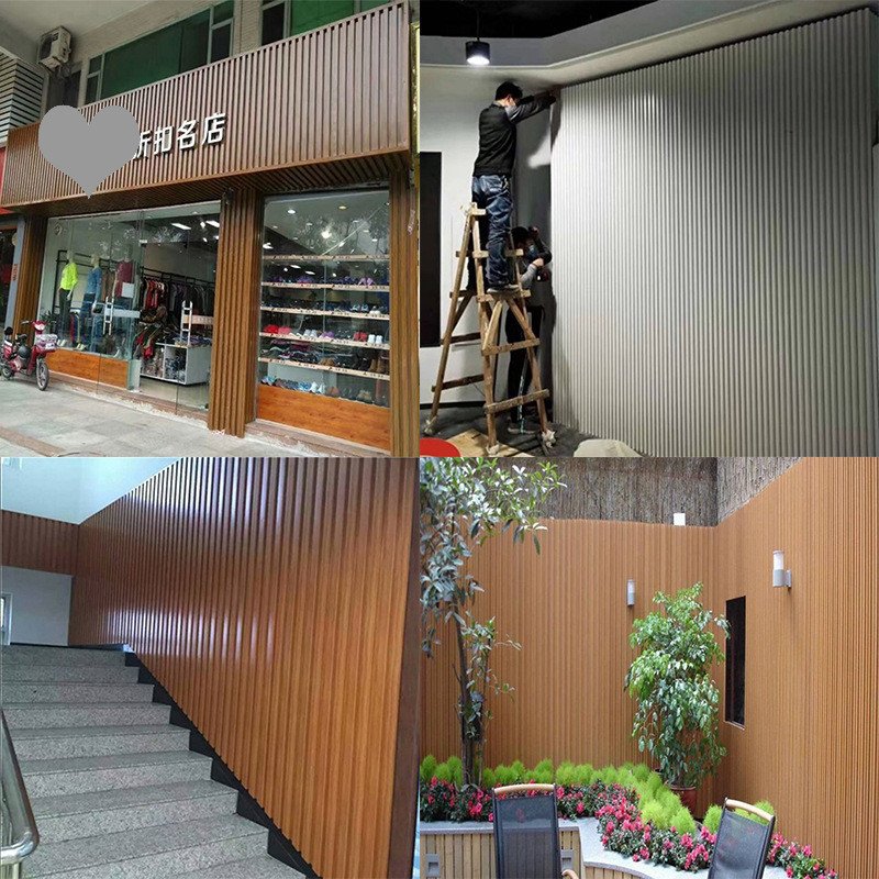 Exterior painted decorative aluminum great wall board panels for shop sign walls background