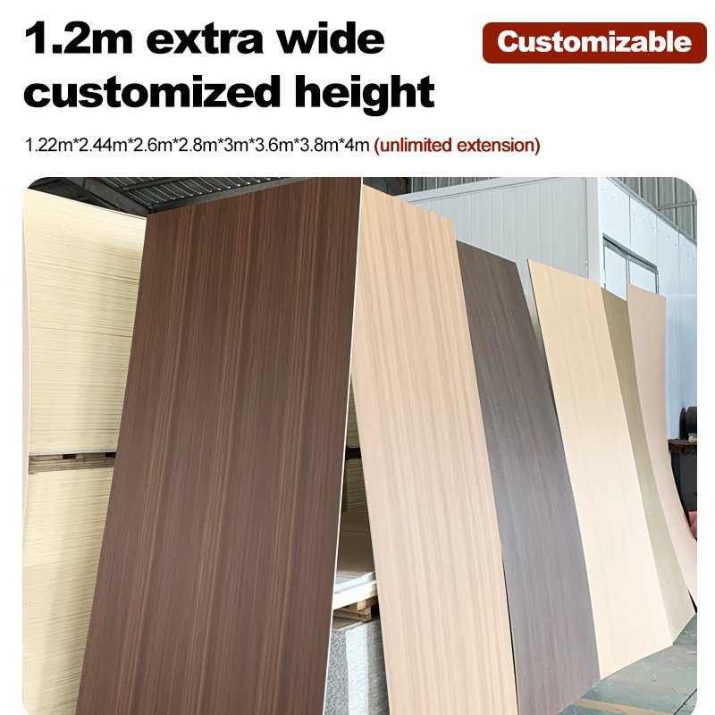 Bamboo charcoal wood veneer Wood grain wall panel PVC Wall board Interior decoration background wall
