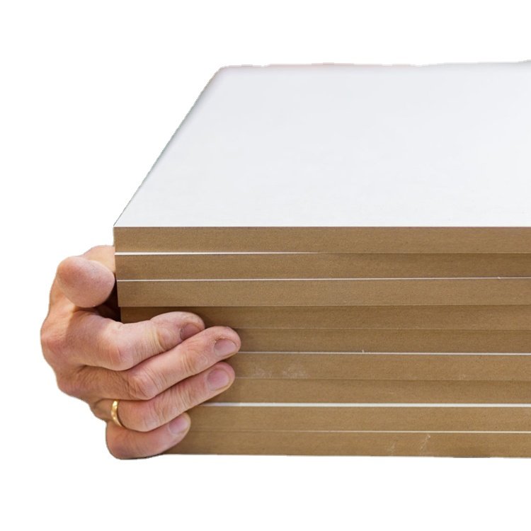 Good Quality Good Price melamine mdf 3mm melamine mdf plywood sheet wooden board mdf coated melamine