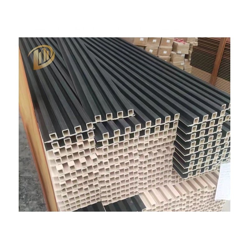 decoration board popular hollow wpc wall panel Modern Style Wood Grain, Solid Color Decor Use WPC Wall Panel for House
