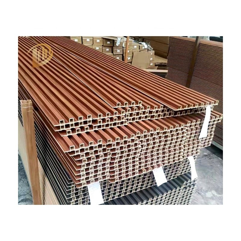 decoration board popular hollow wpc wall panel Modern Style Wood Grain, Solid Color Decor Use WPC Wall Panel for House