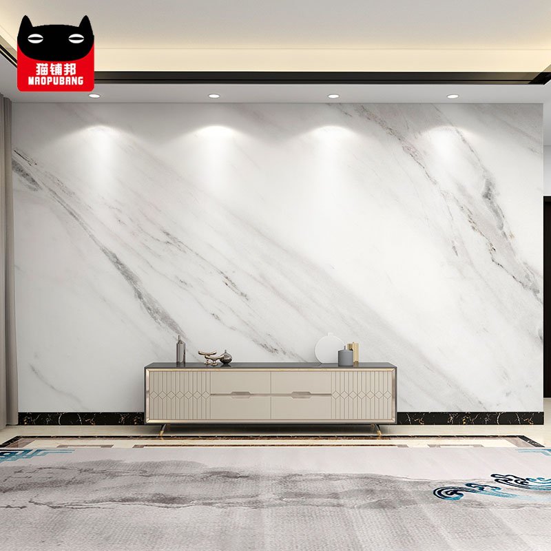 Household PVC Marble Bamboo Charcoal Board Interior Marble Wall Sheet Quick Delivery carbon crystal plate marble for wall