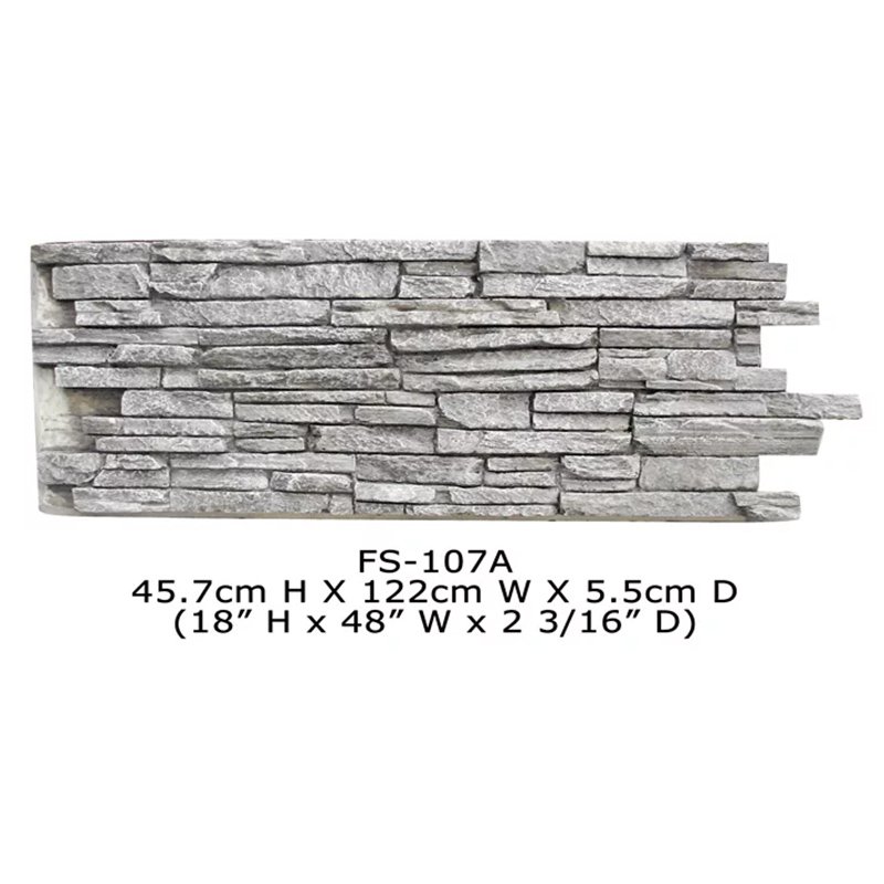 Wholesale Cheap Artificial Stone Veneer Wall Covering Faux Cultured Panel Board stone panel for House wall