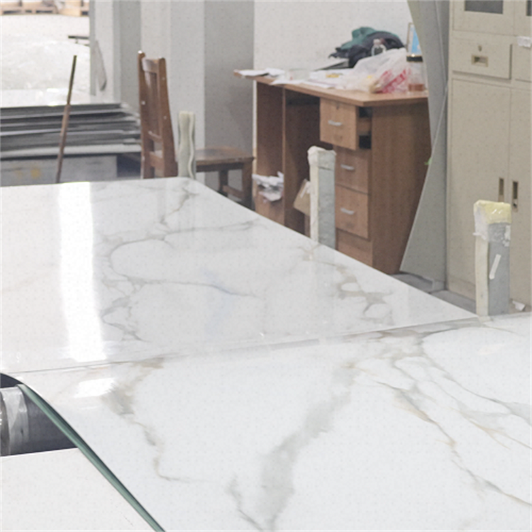 Eco Friendly Durable Quick Installation Spc Sheet UV Board Wall Panel Marble UV Panel