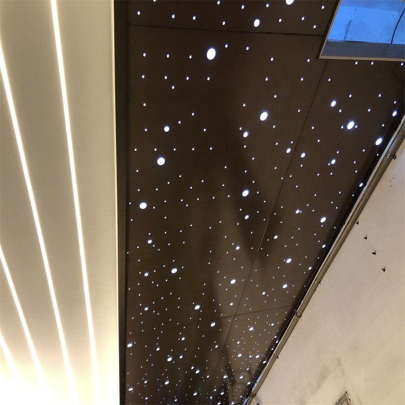 Decorative Aluminum Perforated Ceiling Panels 600X600 Aluminum Perforated Ceiling Tiles Aluminum False Perforated Ceiling Panel