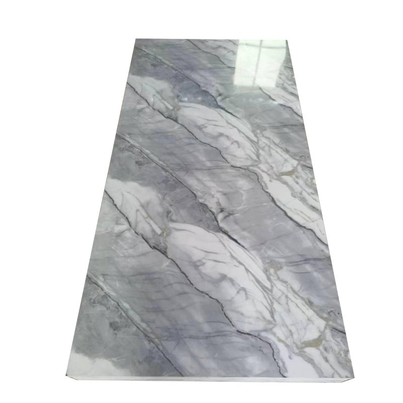 Modern Uv Marble Pvc Wall Panels Waterproof Sheet Pvc Cladding Boards For Tv Board