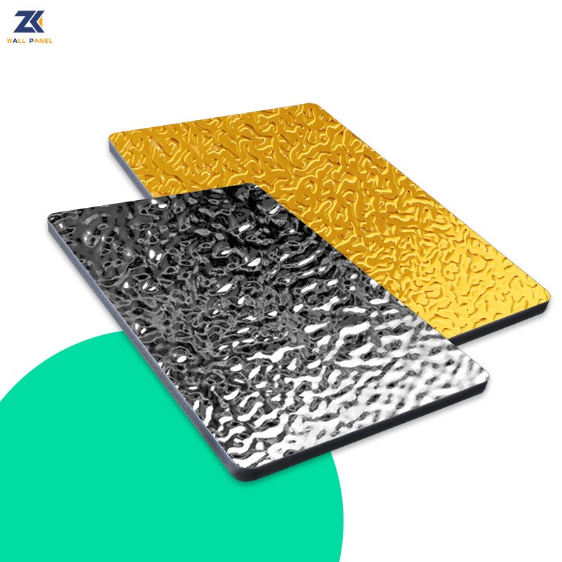 Bamboo Charcoal Wood Veneer Bamboo Wood Fiber Wood Veneer Panel Water Ripple Wall Board 3D Water Ripple Wall Panel