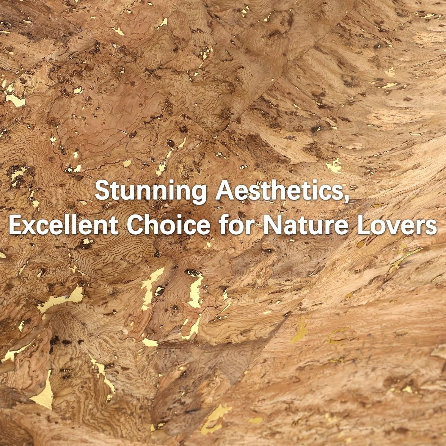 Waterproof Natural 100% Real Cork Unique Removable Texture And 3d Sense Home Decoration Cork Wallpaper
