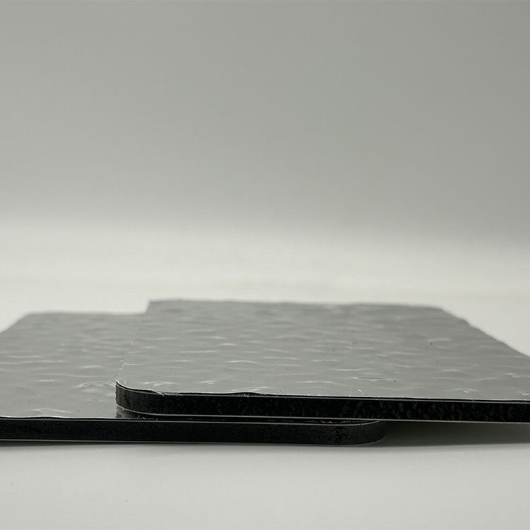 Bamboo charcoal wood veneer metal wall panel decorative plate bamboo PET Metal Board