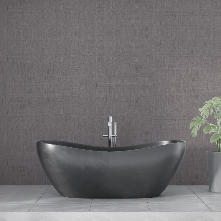 Interior Decoration 8mm Bamboo Charcoal Wood Veneer Easy to Clean