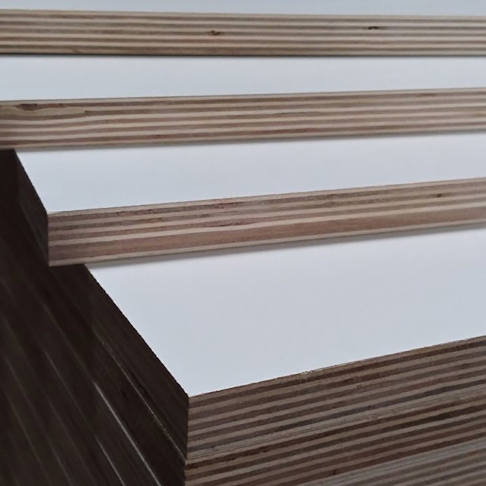 GTCO 1220*2440mm 12mm 15mm 18mm Melamine Waterproof Plywood Melamine Face Plywood with CE ISO for Furniture