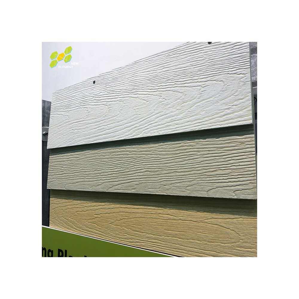 Cement board wooden fiber wallboard quality supplier modern building materials facade direct sales wood grain cement fiber board